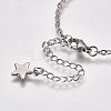304 Stainless Steel Bracelet Making STAS-WH0014-23P-4