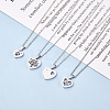 304 Stainless Steel Pendants STAS-UN0014-92P-3