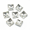 Pointed Back Glass Rhinestone Cabochons RGLA-T027-8x8mm-01-1