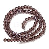 Transparent Electroplate Glass Beads Strands EGLA-A039-T2mm-A05-2