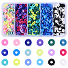 50G 5 Colors Handmade Polymer Clay Beads CLAY-YW0002-28-1