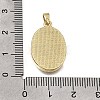 Brass Micro Pave Clear Cubic Zirconia Pendants KK-CBAA632-13G-3