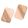 Resin & Walnut Wood Pendants RESI-S389-049A-C02-2