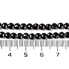 Natural Black Spinel Beads Strands G-F770-B01-01-5