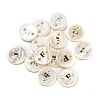 Freshwater Shell Buttons BUTT-Z001-01F-1