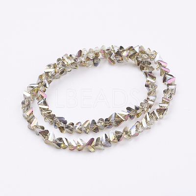 Electroplate Glass Beads Strands EGLA-J145-6mm-HR02-1