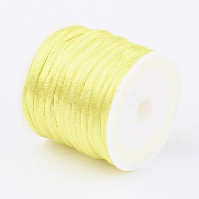 Nylon Satin Rattail Cords NWIR-L006-2mm-12-1