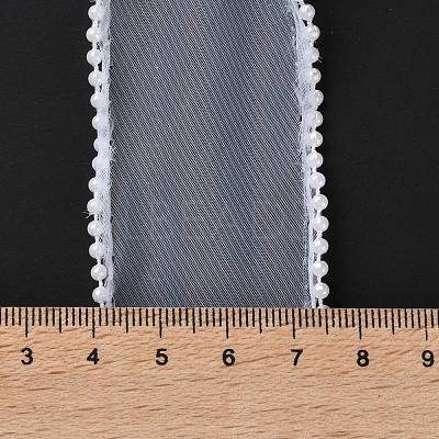 5 Yards ABS Pearl Edged Mesh Ribbon for Bowknot Making OCOR-B004-01A-07-1