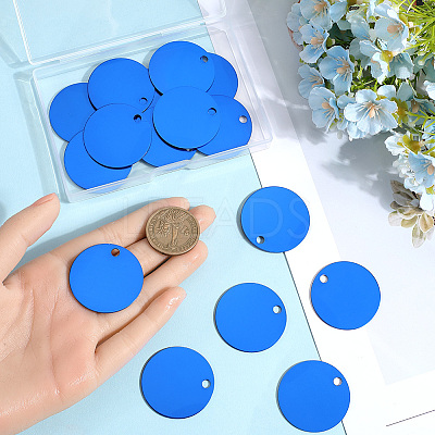 25Pcs Aluminum Pendants FIND-SP0002-68B-01-1