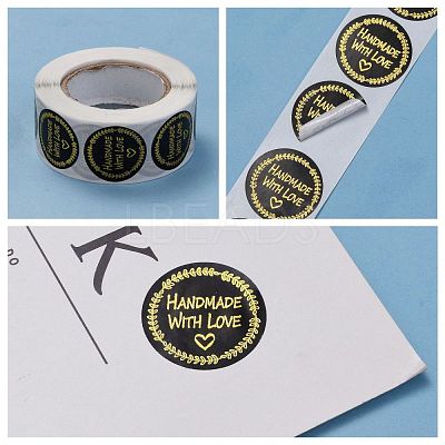 Handmade with Love Stickers X-DIY-E023-07L-1