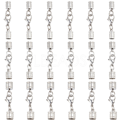 12Pcs 3 Styles Stainless Steel Lobster Claw Clasps STAS-PH0006-85B-1