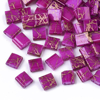 2-Hole Drawbench Glass Seed Beads SEED-S023-43C-07-1