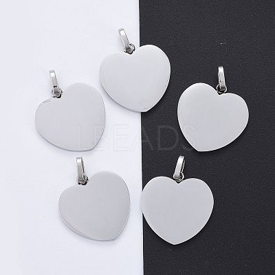 Tarnish Resistant 304 Stainless Steel Mirror Polished Finish Stamping Blank Tag Pendants LS-STAS-P055-04P-1