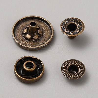 Alloy Snap Button FIND-WH0421-74M-1