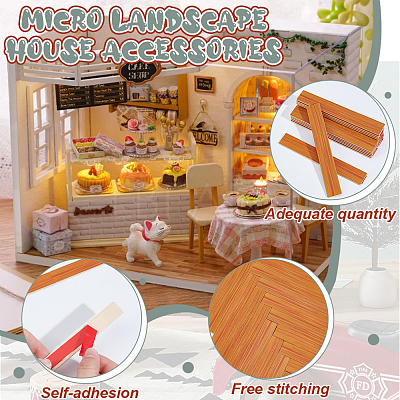 20Pcs Wood Sheet Miniature Ornaments DIY-WH0661-57B-1
