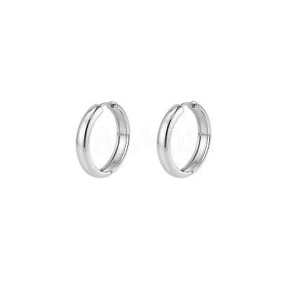 304 Stainless Steel Huggie Hoop Earrings QV2098-2-1