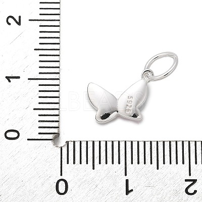 925 Sterling Silver Enamel Butterfly Charms LS-STER-D300-28P-01-1