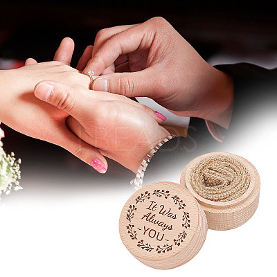 Wood Ring Box OBOX-WH0009-008-1