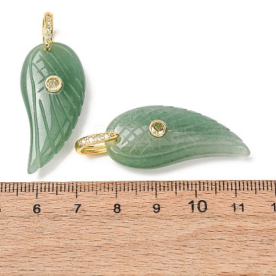 Natural Green Aventurine Pendants GG-CBA51ED-02G-06-1