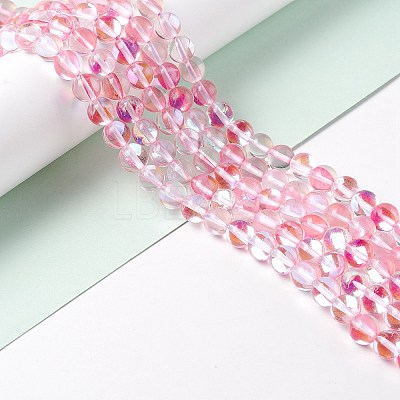 Synthetic Moonstone Beads Strands G-E573-02B-26-1