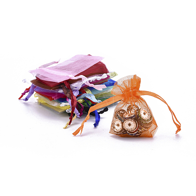 Organza Gift Bags with Drawstring OP-E002-M-1