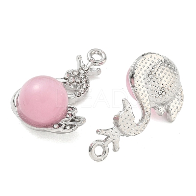 Alloy Rhinestone Pendants FIND-D044-22P-03-1