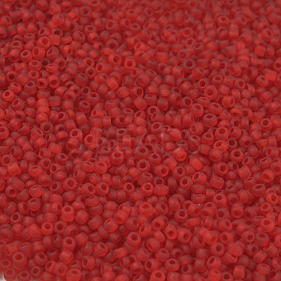 12/0 Frosted Round Glass Seed Beads X-SEED-A008-2mm-M5-1