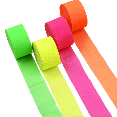 Fluorescence Crepe Paper Streamers LS-LUMI-PW0004-077-1