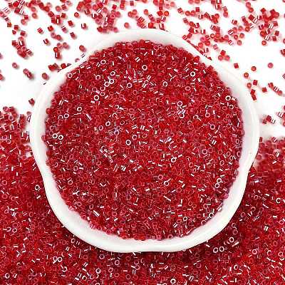 Electroplate Glass Seed Beads SEED-H003-10A-1