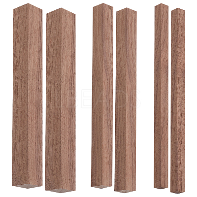 6Pcs 3 Styles Wooden Sticks WOOD-OC0003-85-1