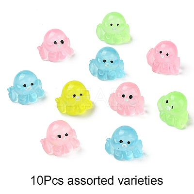 10Pcs Luminous Resin Display Decorations RESI-YW0004-11C-1