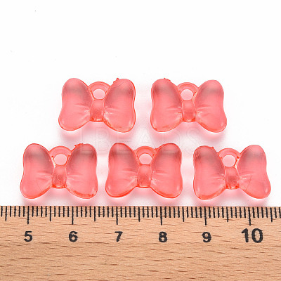 Transparent Acrylic Pendants TACR-T024-02BA-910-1