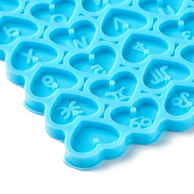 DIY Heart Pendants Silicone Molds DIY-C014-10A-1
