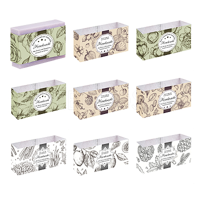 90Pcs 9 Style Handmade Soap Paper Tag DIY-PH0005-62-1