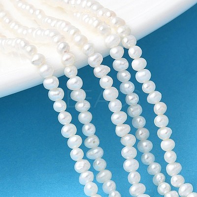 Natural Cultured Freshwater Pearl Beads Strands PEAR-I007-07G-01A-1