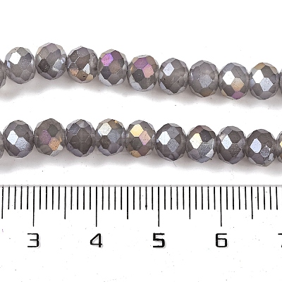 Baking Electroplate Glass Beads Strands LS-DGLA-A039-J10mm-B06-1