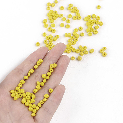 (Repacking Service Available) Glass Seed Beads SEED-C019-4mm-42-1