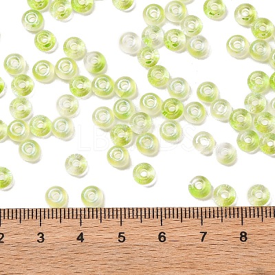 3/0 Baking Paint Transparent Colours Glass Round Beads SEED-L011-13A-14-1