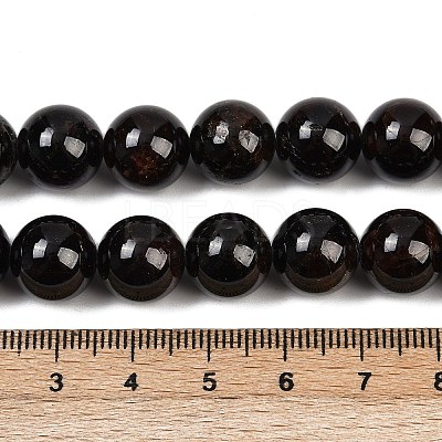 Natural Garnet Bead Strands G-P217-33-11mm-01-1