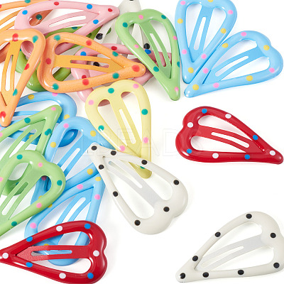 Iron Enamel Snap Hair Clips PHAR-TADJ0001-06C-1