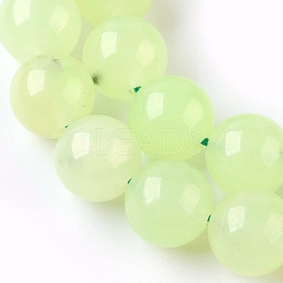 Natural Prehnite Beads Strands G-G767-01-1