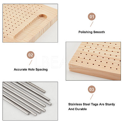 1Pc Wooden Blocking Board TOOL-PH0001-62-1