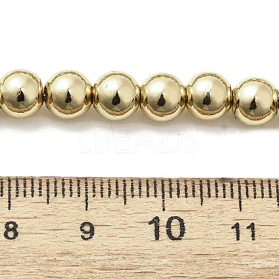 Electroplated Synthetic Magnetic Hematite Beads Strands X-G-L613-F01-01A-1