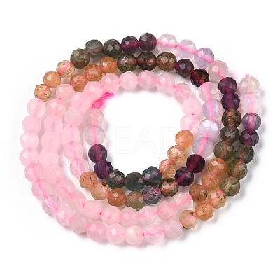 Natural & Synthetic Mixed Gemstone Beads Strands G-D080-A01-01-01-1