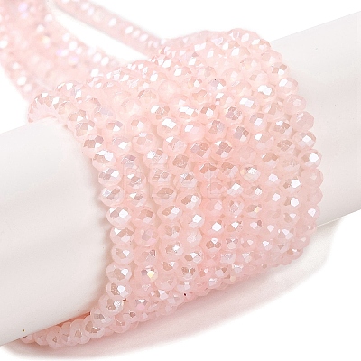 Baking Electroplate Glass Beads Strands X-DGLA-A039-J2MM-B14-1