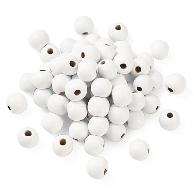 Dyed Natural Wood Beads WOOD-TA0001-19-A-1