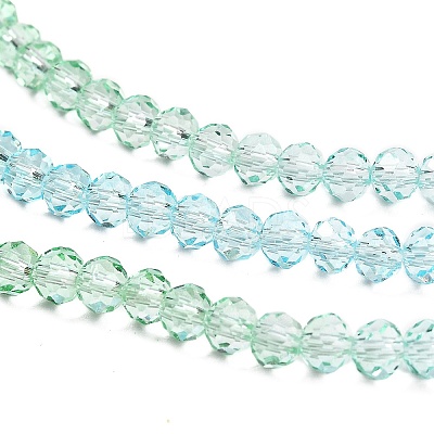 Transparent Painted Glass Beads Strands DGLA-A034-T4mm-A16-1