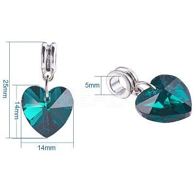 Alloy European Dangle Charms PALLOY-PH0012-38-1