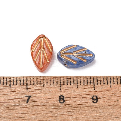 Handmade Lampwork Charms LA-CBAD2DB-15B-1