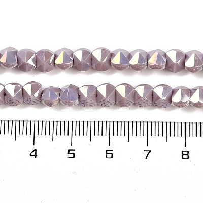 Electroplate Glass Beads Strands EGLA-B009-05A-09-1